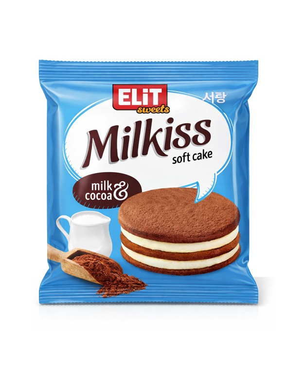 Pastelito Milkiss de Cookie Cacao y Nata | Dulce Pascua 42g.