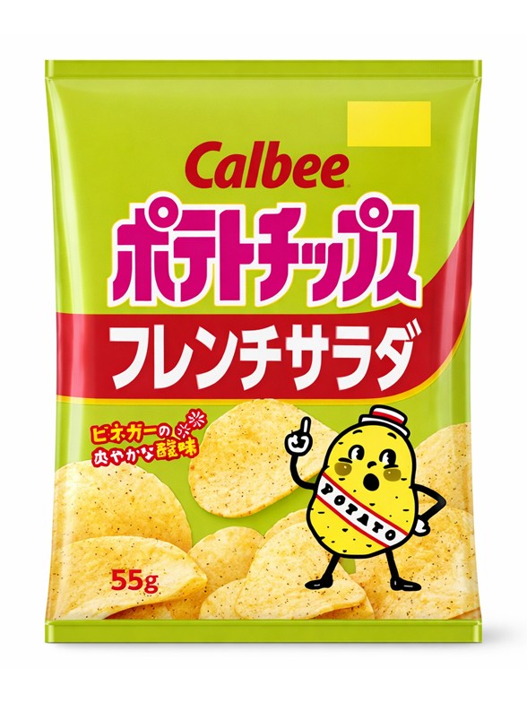 Patatas Calbee Gourmet French Salad 55g.