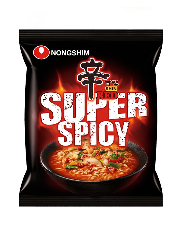 Fideos Ramen Coreanos Red Shin Ramyun | Super Spicy 120g.