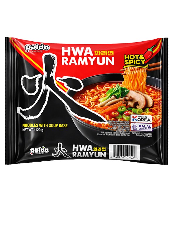 Fideos Ramen Coreanos Hwa Ramyun | Receta Clásica 120g.