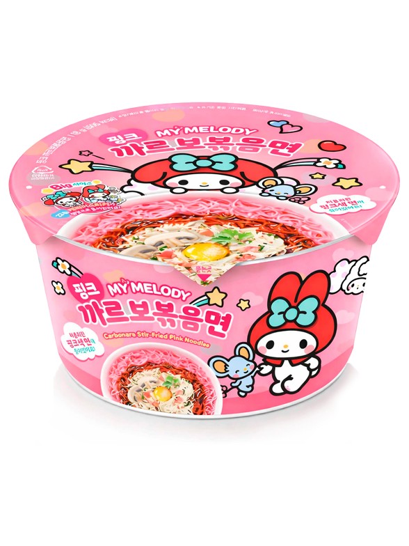 Fideos Rosas de Carbonara | My Melody 118g.