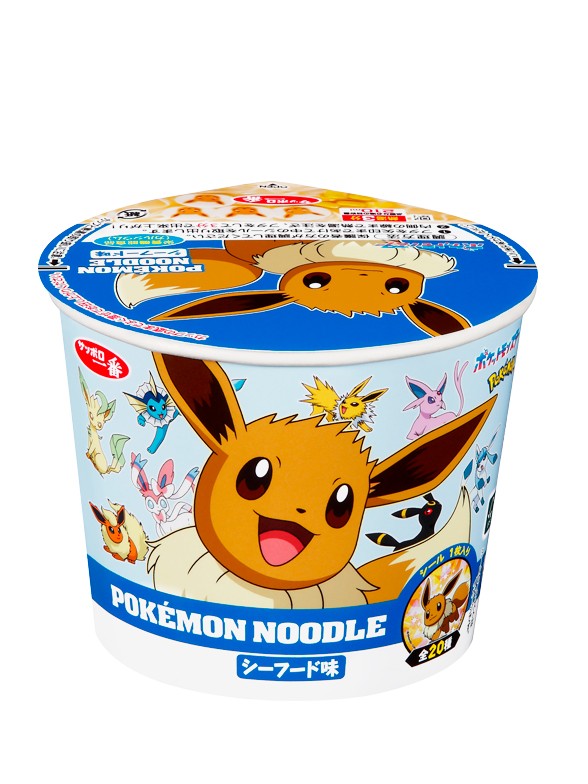 Fideos Ramen Eevee Pokémon Seafood | Super Pocket Bowl | Nintendo 37g.
