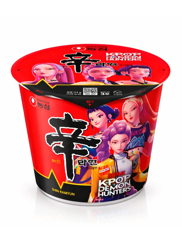 Fideos Ramen Coreanos Shin Ramyun | Kpop Demon Hunters | Bowl 140 g.