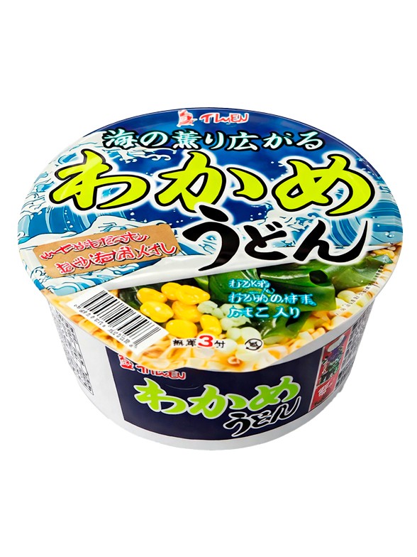 Fideos Udon con Wakame Bowl 76g.