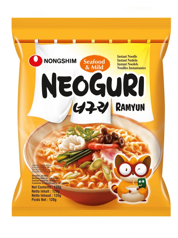 Fideos Udon Coreanos Neoguri Seafood & Surimi | Medio Picante.