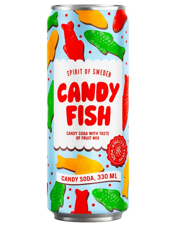 Refresco Sueco Candy Fish | Spirit of Sweden 330 ml.