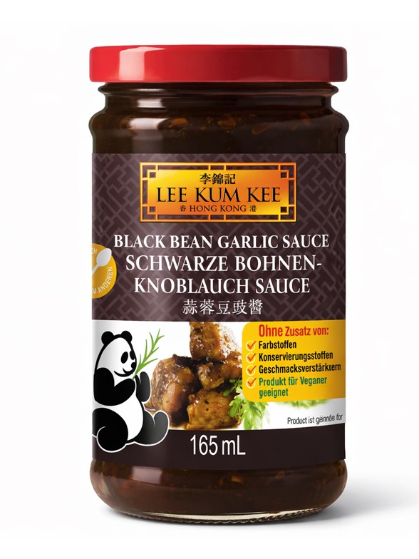 Salsa de Judia Negra Jajang con Ajo | Lee Kum Kee 165 ml.