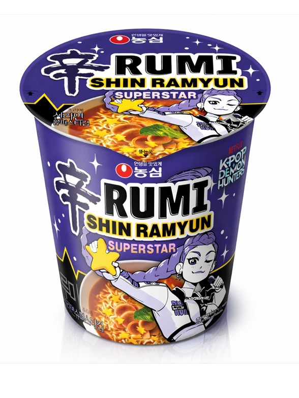 Fideos Shin Ramyun Coreanos  | Rumi Superstar Kpop Demon Hunters 65g.