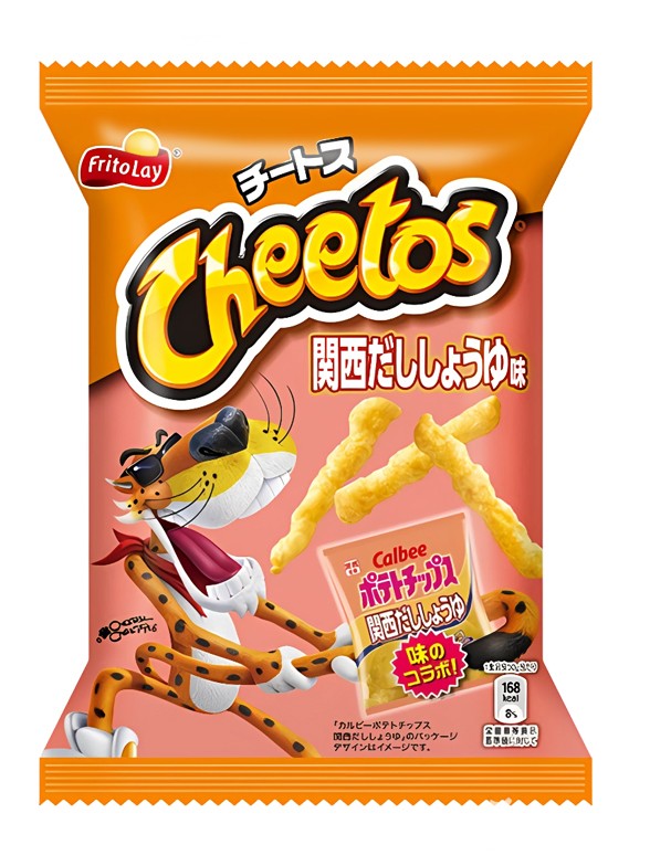 Cheetos Japoneses de Ramen de Soja Dashi Kansai 65g.