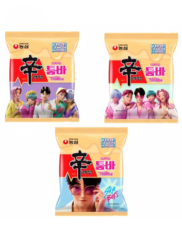 Fideos Ramen Coreanos Shin Ramyun Toomba | Demon Hunters | Saja Boys 137g.