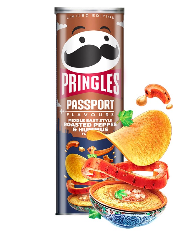 Pringles Sabor Hummus al Estilo Oriente | Passport Flavours 185 grs