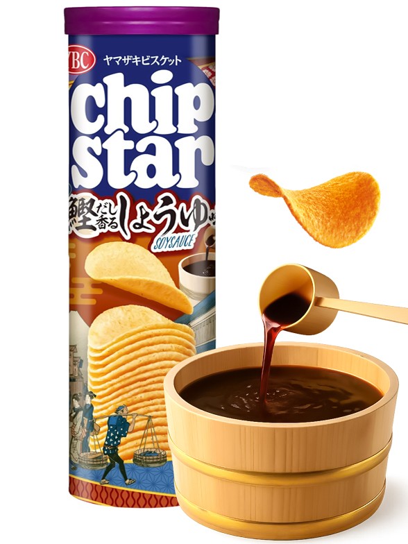 Patatas Chips Star de Dashi Shoyu | BIG 105g.