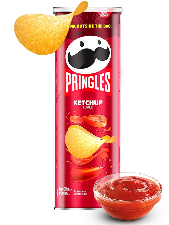 Pringles Sabor Ketchup | USA 156 grs.