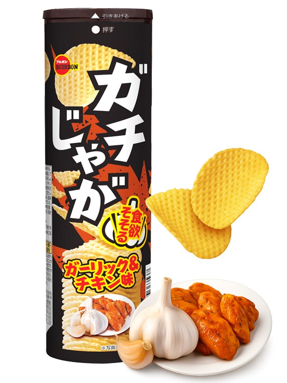 Patatas de Pollo y Ajo | Gachi Jaga 98g.