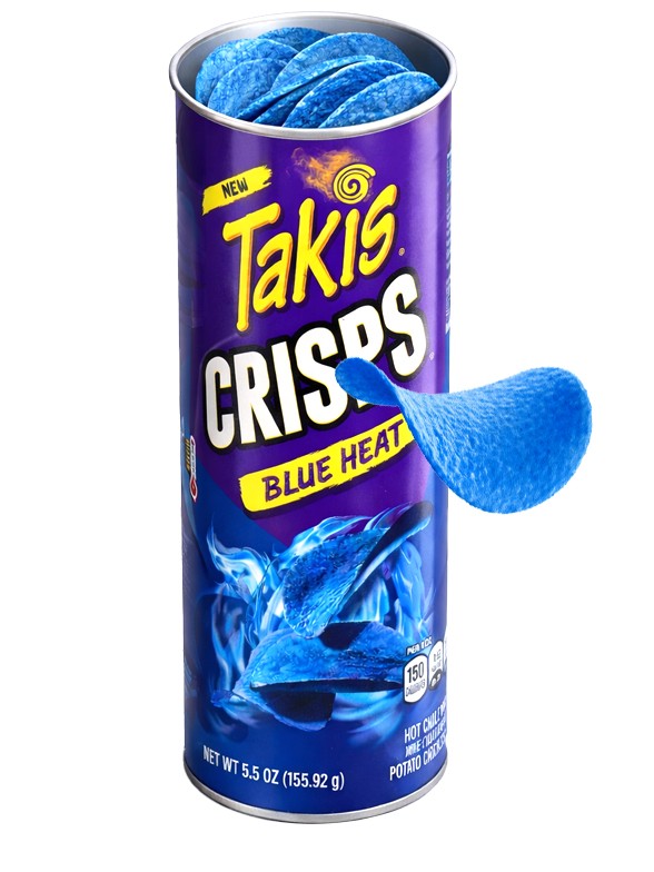 Patatas Takis CRISPS Blue Heat 156g.