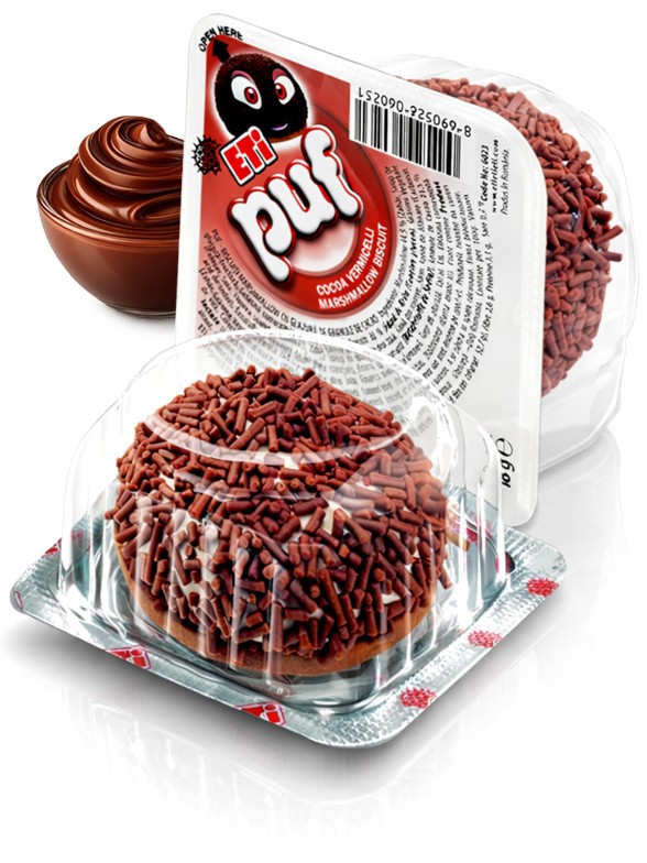 Marshmallow con Galleta y Virutas de Chocolate | Puf 18g.