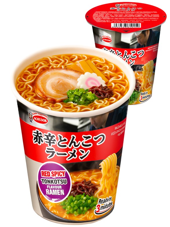 Fideos Ramen Ippin | Receta Tonkotsu Picante | CUP 73g.