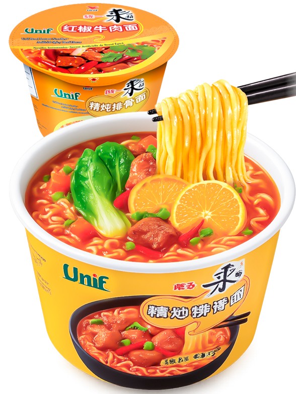 Fideos Ramen de Ternera Picante con Mandarina | Bowl 110g.
