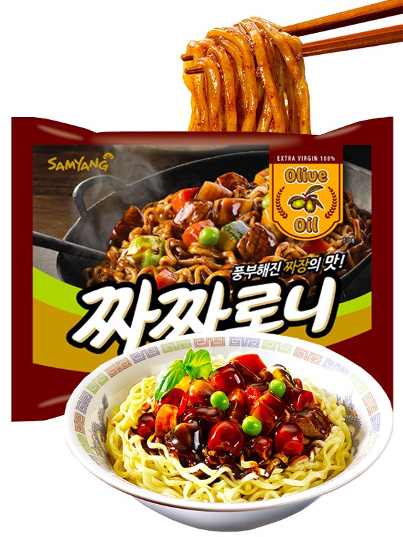 Fideos Ramen Coreanos Salteados Chacharoni con Carne y Salsa Chajang 140 grs