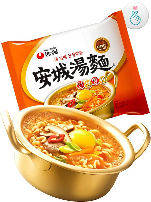 Fideos Ramen Coreanos Ansungtang con Carne Asada y Miso 125g.