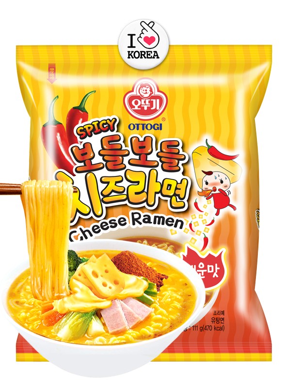 Ramen Coreano de Queso Picante | Cheese Ramyun 111g.