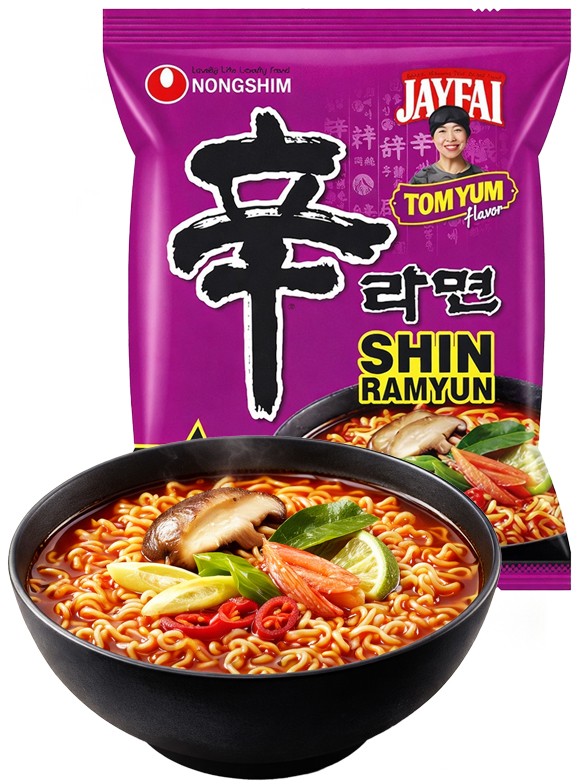 Fideos Ramen Coreanos Shin Ramyun Tom Yum 123g.