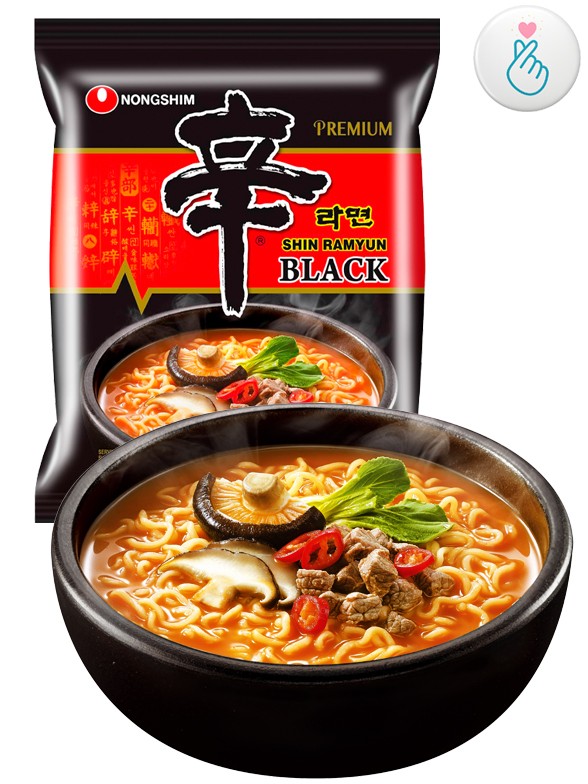 Fideos Ramen Coreanos Shin Ramyun | Black Premium