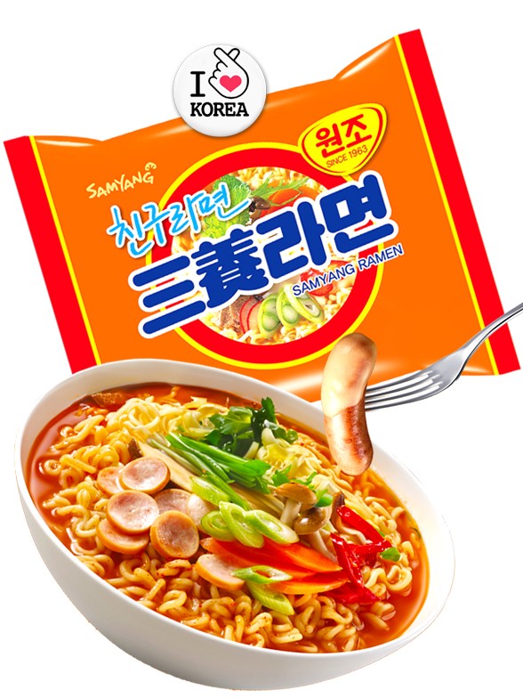Fideos Ramen Coreano Samyang Picante | Orange Bag 120 g