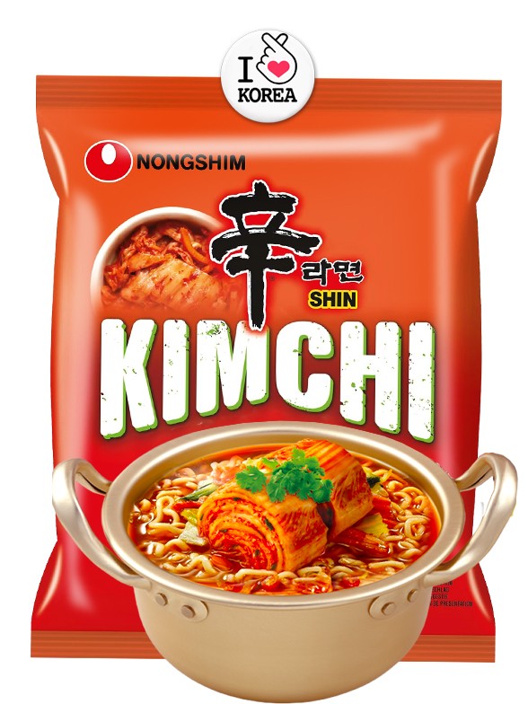 Fideos Ramen Coreanos Shin Ramyun Kimchi | Premium 120g.