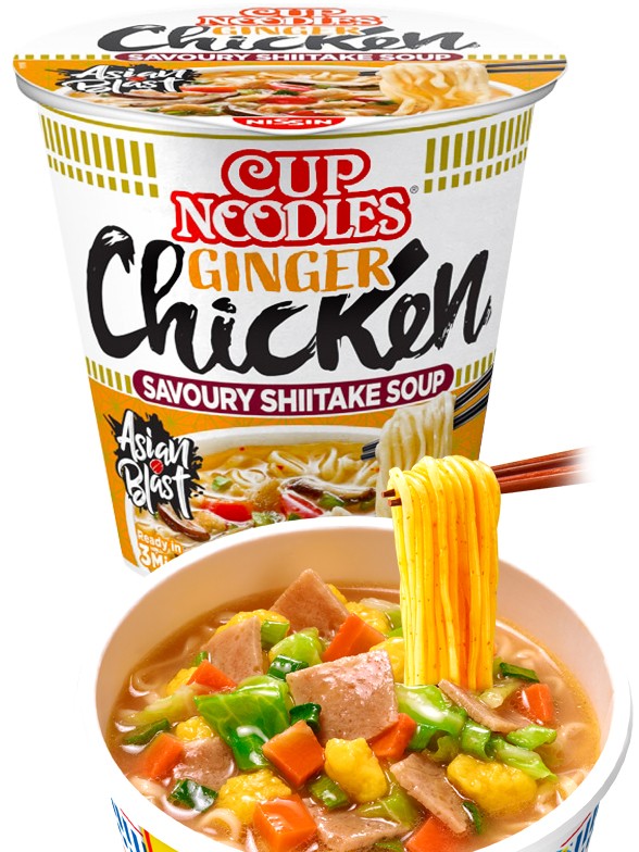 Fideos Ramen Pollo y Setas Shiitake | My Nissin Cup