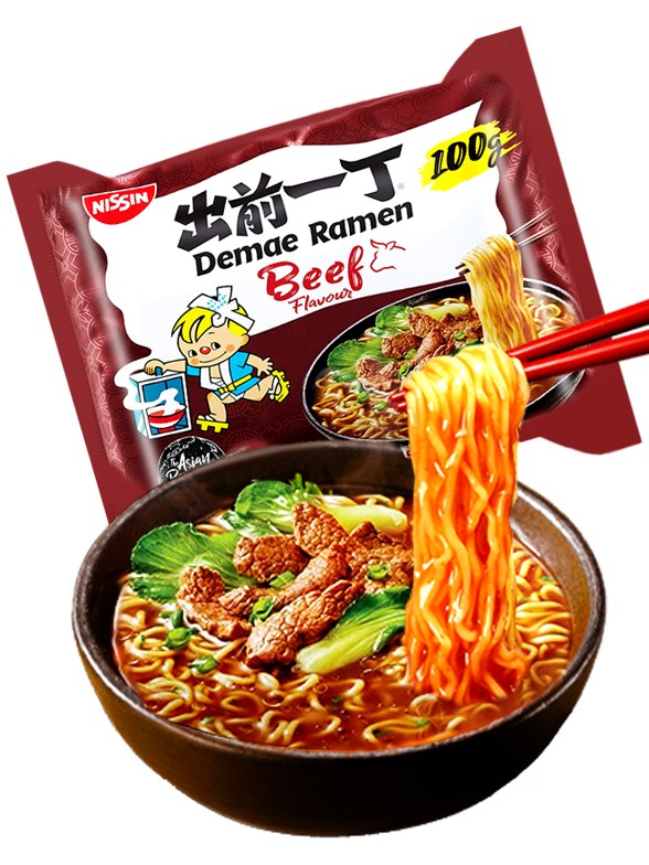 Demae Ramen Nihon Classic Ternera | Nissin 100g.