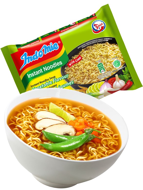 Ramen Indomie de Verduras y Lima 75g.