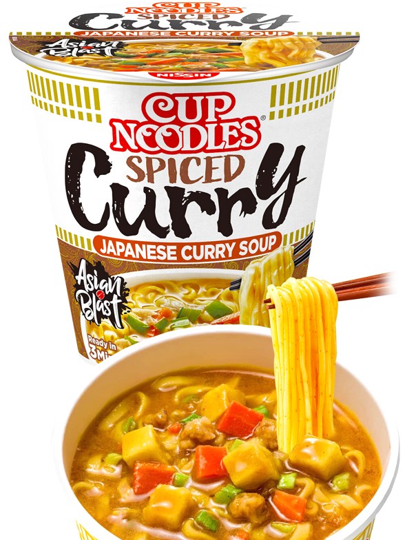 Fideos Ramen Pollo & Curry Picante, My Nissin Cup