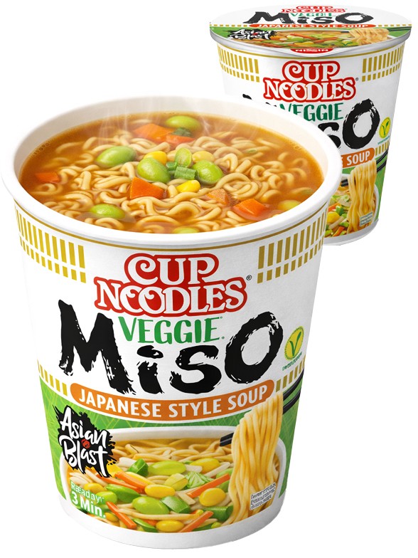 Fideos Miso Veggie Estilo Japonés | My Nissin Cup