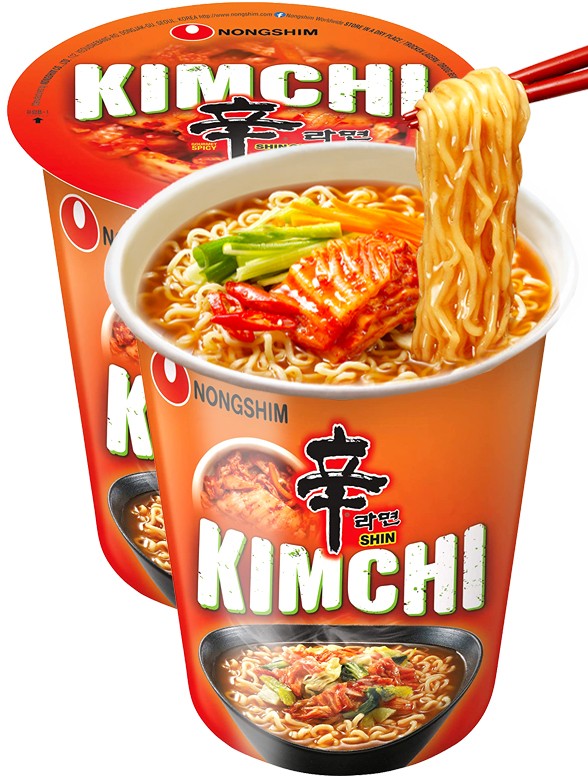 Fideos Ramen Coreanos con Kimchi | Cup Edition 75g.