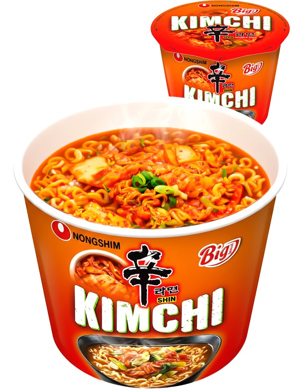 Fideos Ramen Coreanos con Kimchi | Big Bowl 112g.