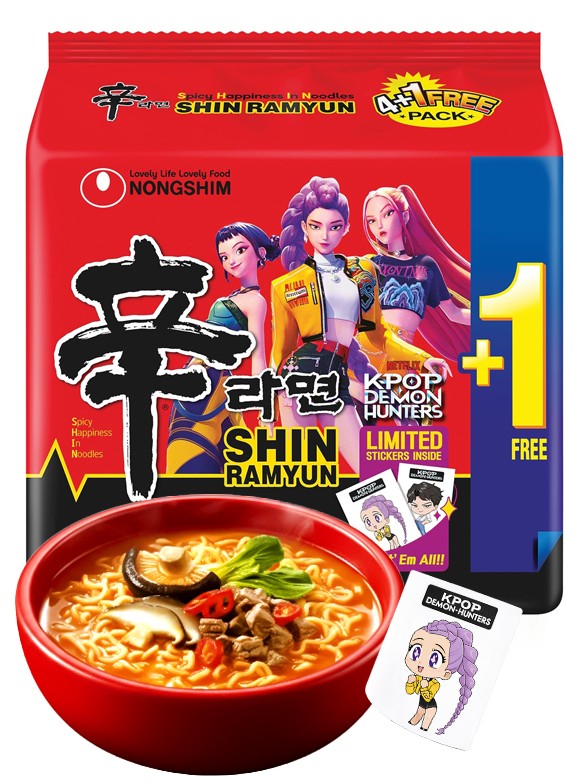 Fideos Ramen Coreanos Shin Ramyun | Kpop Demon Hunters | PACK 5