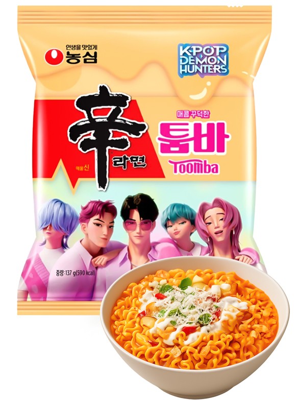 Fideos Ramen Coreanos Shin Ramyun Toomba | Demon Hunters | Saja Boys 137g.