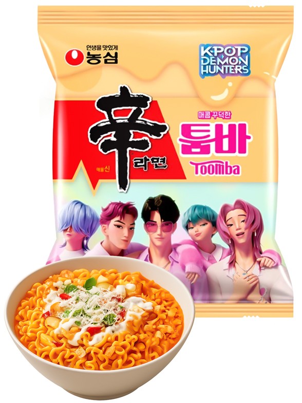 Fideos Ramen Coreanos Shin Ramyun Toomba | Kpop Demon Hunters | Saja Boys 137g.