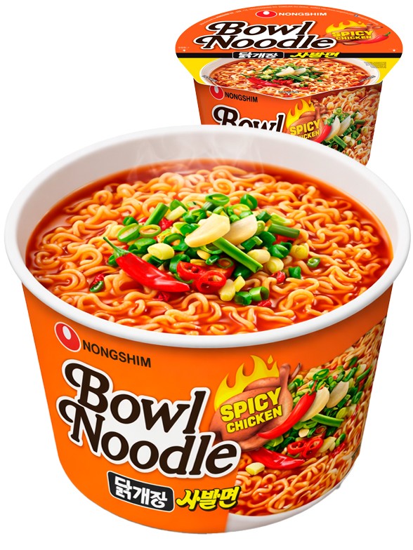 Fideos Ramen Coreanos Pollo Hot & Spicy | Bowl POT Edit 100g.