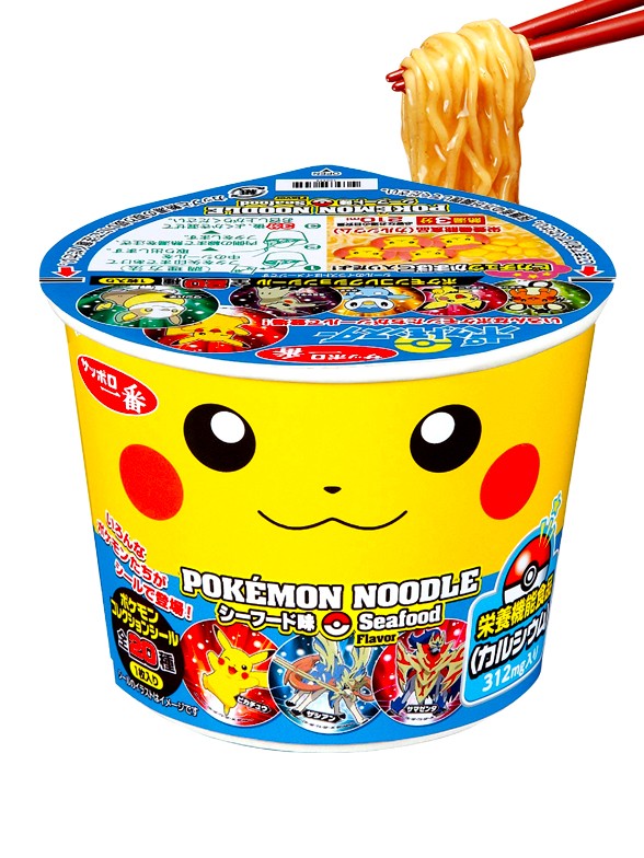 Fideos Ramen Pikachu Pokemon Seafood  | Super Pocket Bowl 37 grs. |