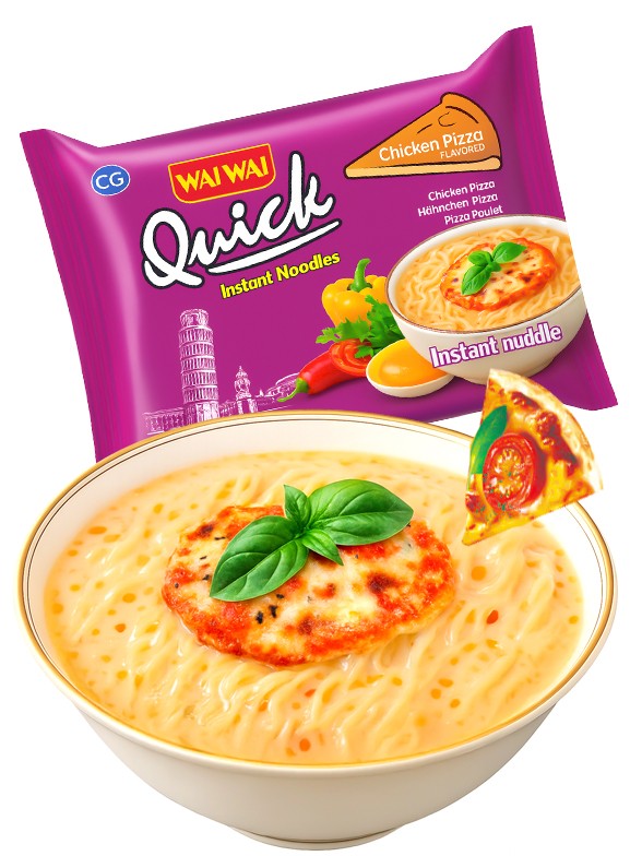 Ramen Sabor Pizza de Pollo | 75g.