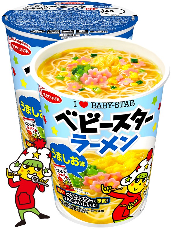 Fideos Ramen Sabor Snack Baby Star Pollo | Sakura Naruto 55 grs.