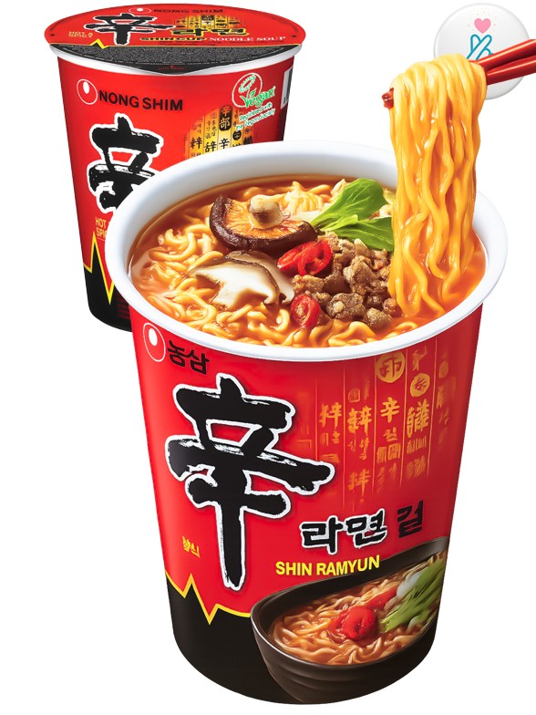Fideos Ramen Coreanos Shin Ramyun | Cup 68g.
