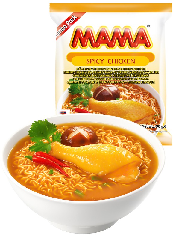 Ramen Tailandés de Pollo Picante 90g.