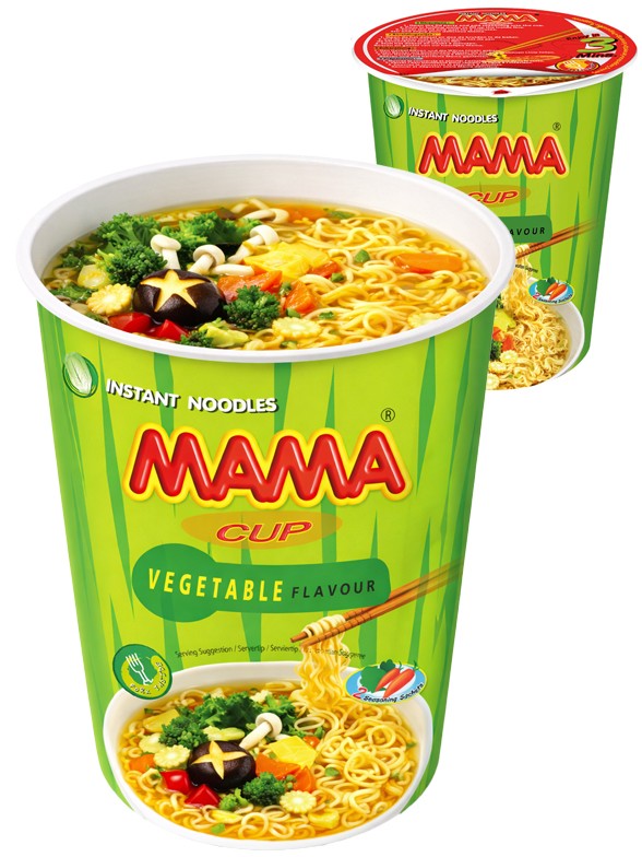 Ramen Tailandés de Verduras | MAMA 70g.