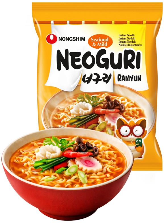 Fideos Udon Coreanos Neoguri Seafood & Surimi | Medio Picante.