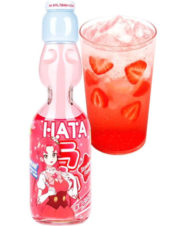 Soda Ramune Ichigo | Edición Idol 200 ml.
