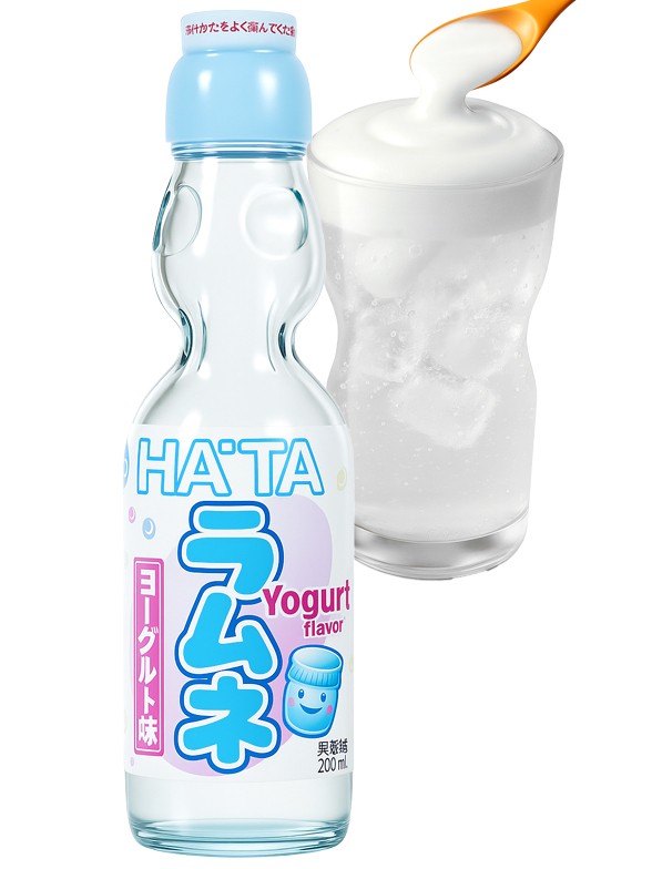 Soda Ramune Sabor Yogur | Matsuri Kawaii Hata 200 ml.