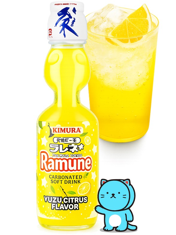 Soda Ramune Citrico Yuzu | Kimura 200 ml.